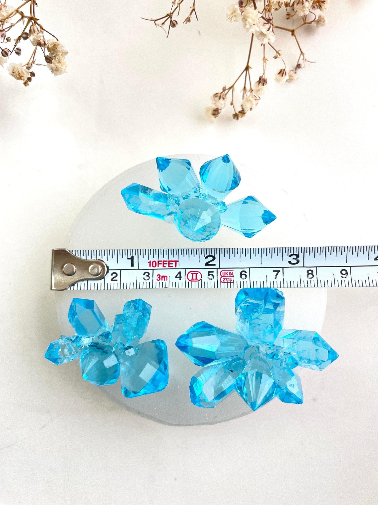 3 Little Crystals Silicone Mold for Stunning Resin Art Creations Silicone Mold Ideas Decor Shop