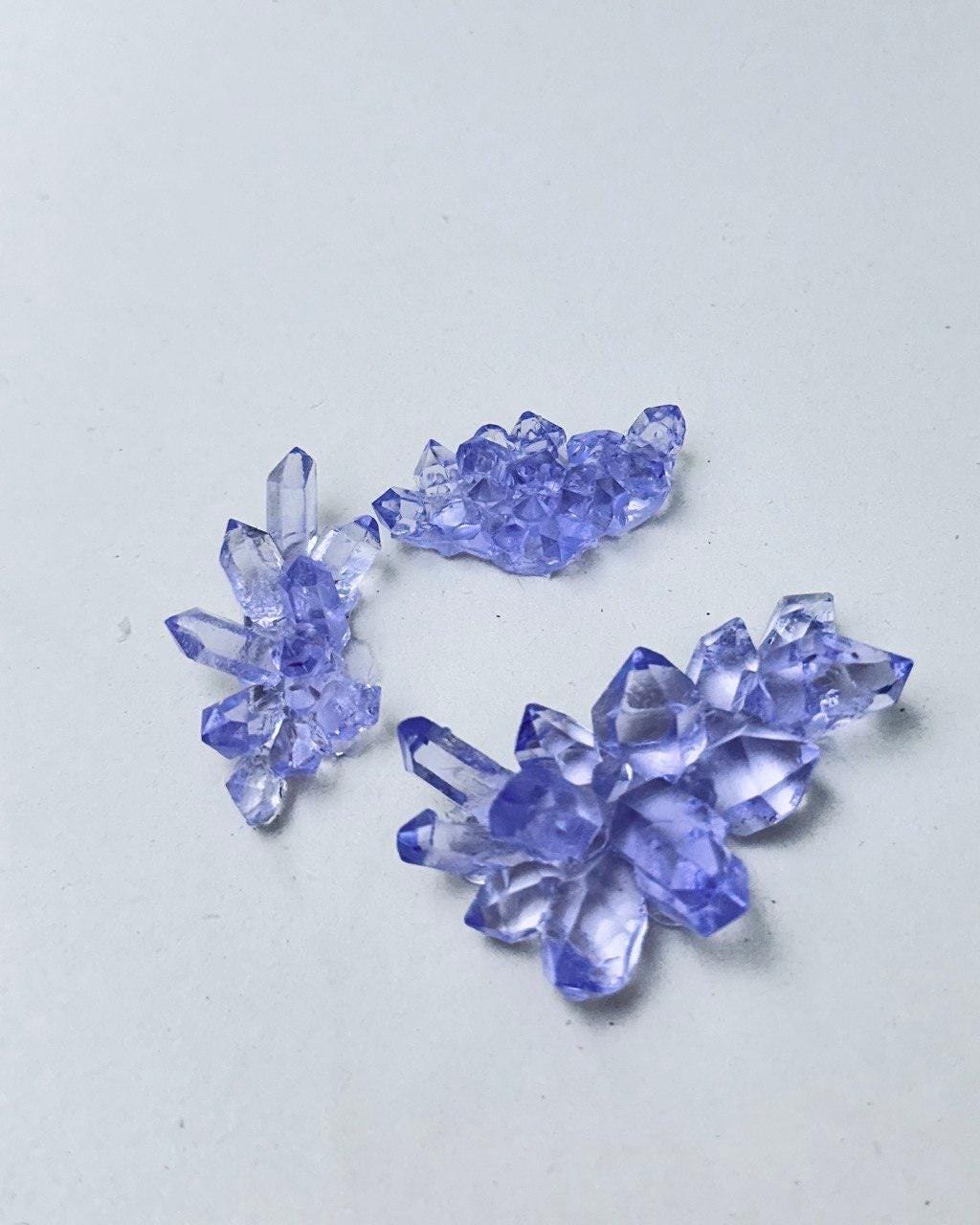 3 Piece Small Crystal Silicone Molds – Sparkling Resin Craft Set Resin Molds Ideas Decor Shop Default Title