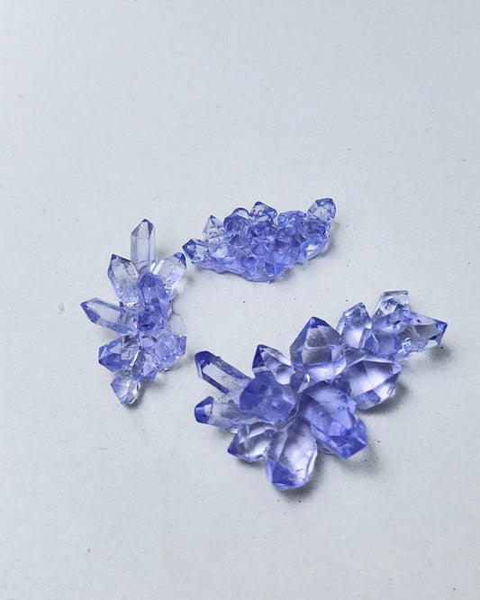 3 Piece Small Crystal Silicone Molds – Sparkling Resin Craft Set Resin Molds Ideas Decor Shop Default Title