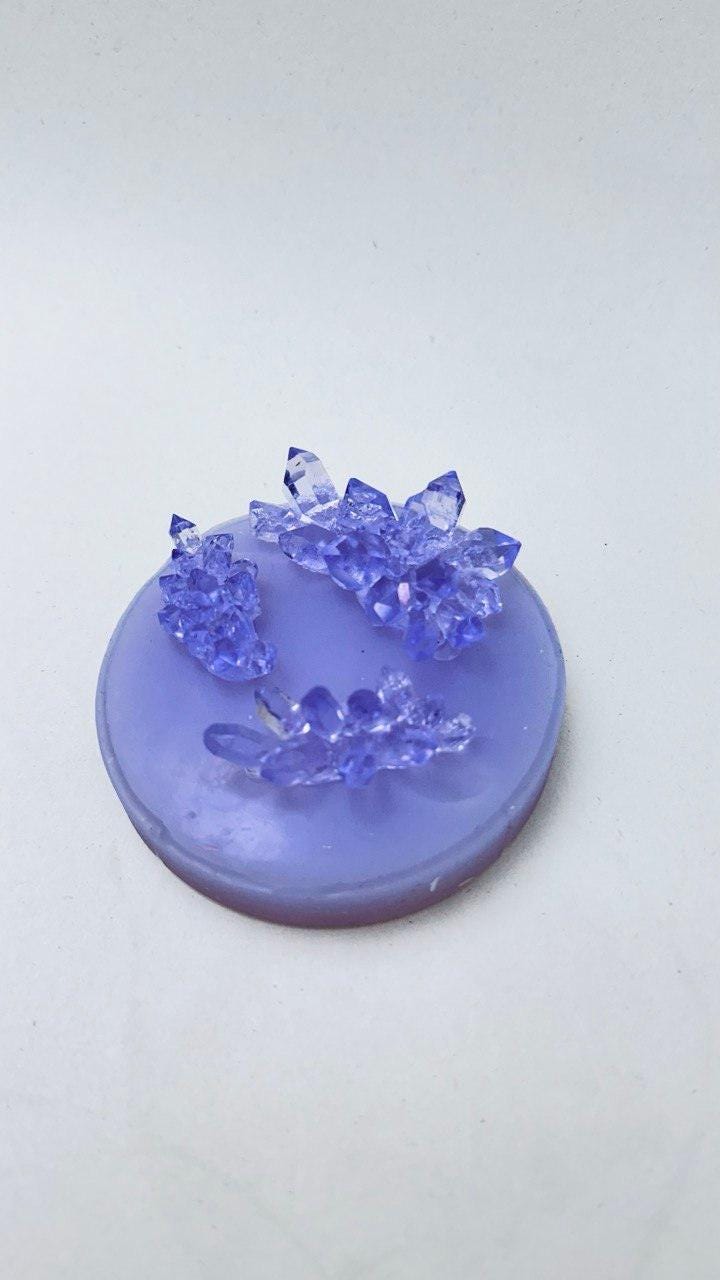 3 Piece Small Crystal Silicone Molds – Sparkling Resin Craft Set Resin Molds Ideas Decor Shop