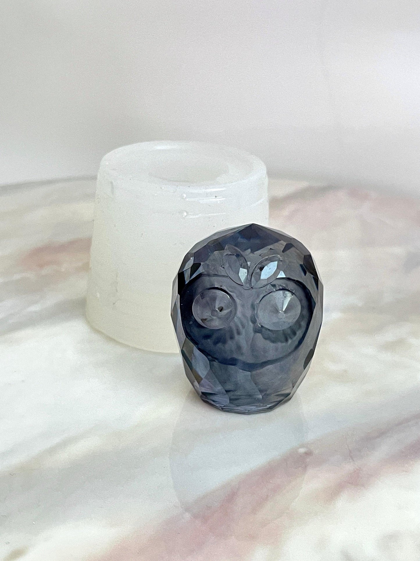 DIY Crystal Owl Designs with Silicone Mold Set Resin Molds Ideas Decor Shop