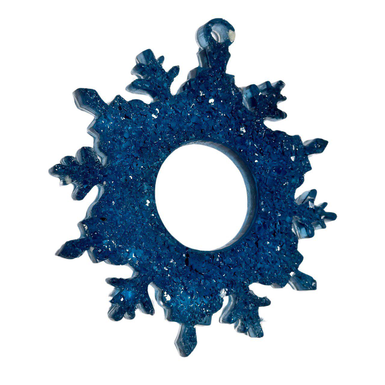 Elegant Snowflake Resin Mold with Crystals Silicone Mold Ideas Decor Shop