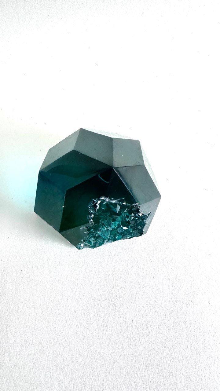Large Geode Crystal Silicone Mold for Resin and Candle Making Resin Molds Ideas Decor Shop