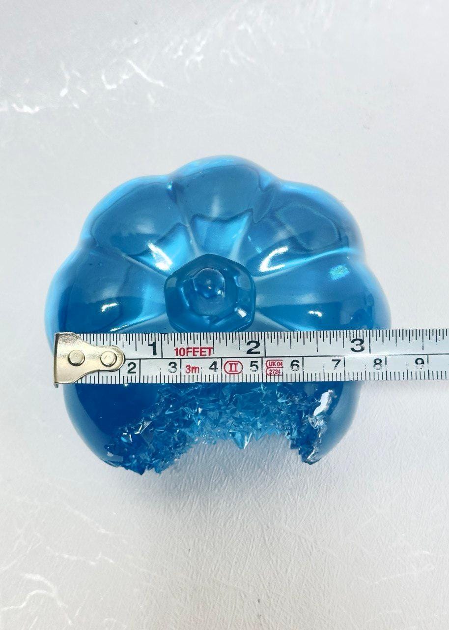 Large Druzy Crystal Pumpkin Silicone Mold for Resin Art and Crafts Resin Molds Ideas Decor Shop