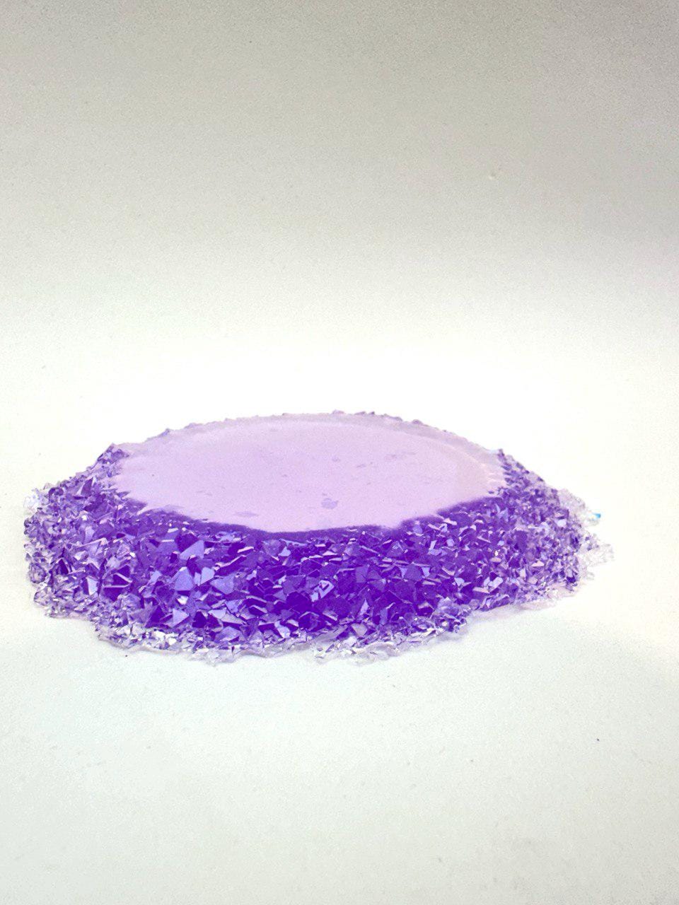 Crystal Edged Coasters - Jewelry Trays Mold - Round Silicone for Stunning Shine Silicone Mold Ideas Decor Shop