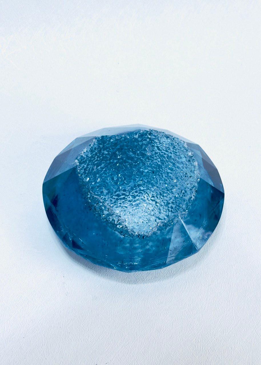 Crystal Tea Light Holder Silicon Mold for DIY Jewelry Stand Resin Molds Ideas Decor Shop