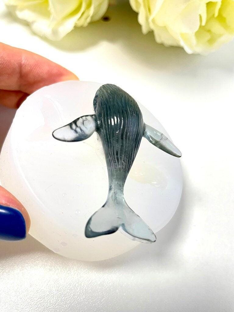 Ocean-Themed 3D Whale Silicone Mold - Perfect for Epoxy Resin and Clay Projects Resin Molds Ideas Decor Shop