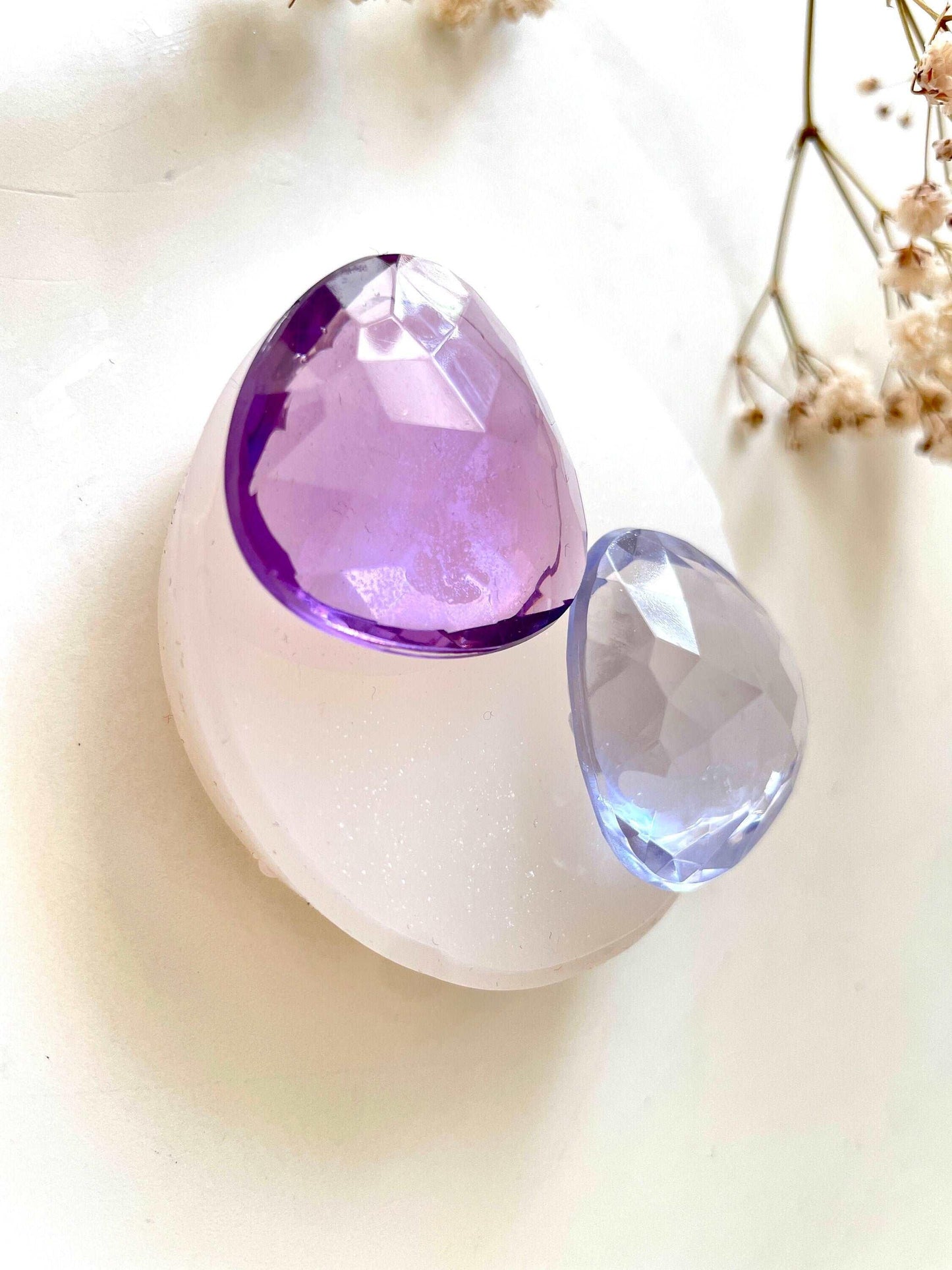 Glamour DIY - 2 Set Silicone Molds for Beautiful Crystal Cluster Making Resin Molds Ideas Decor Shop