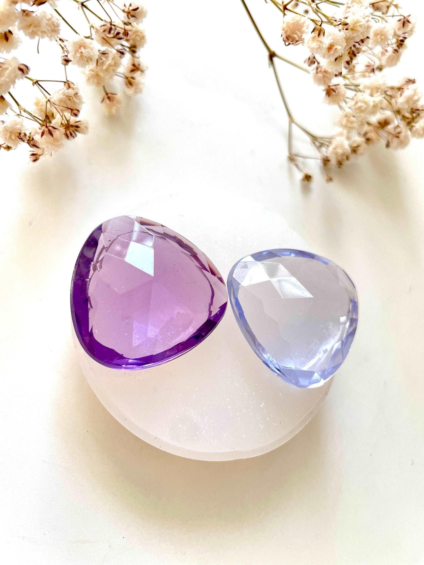 Glamour DIY - 2 Set Silicone Molds for Beautiful Crystal Cluster Making Resin Molds Ideas Decor Shop