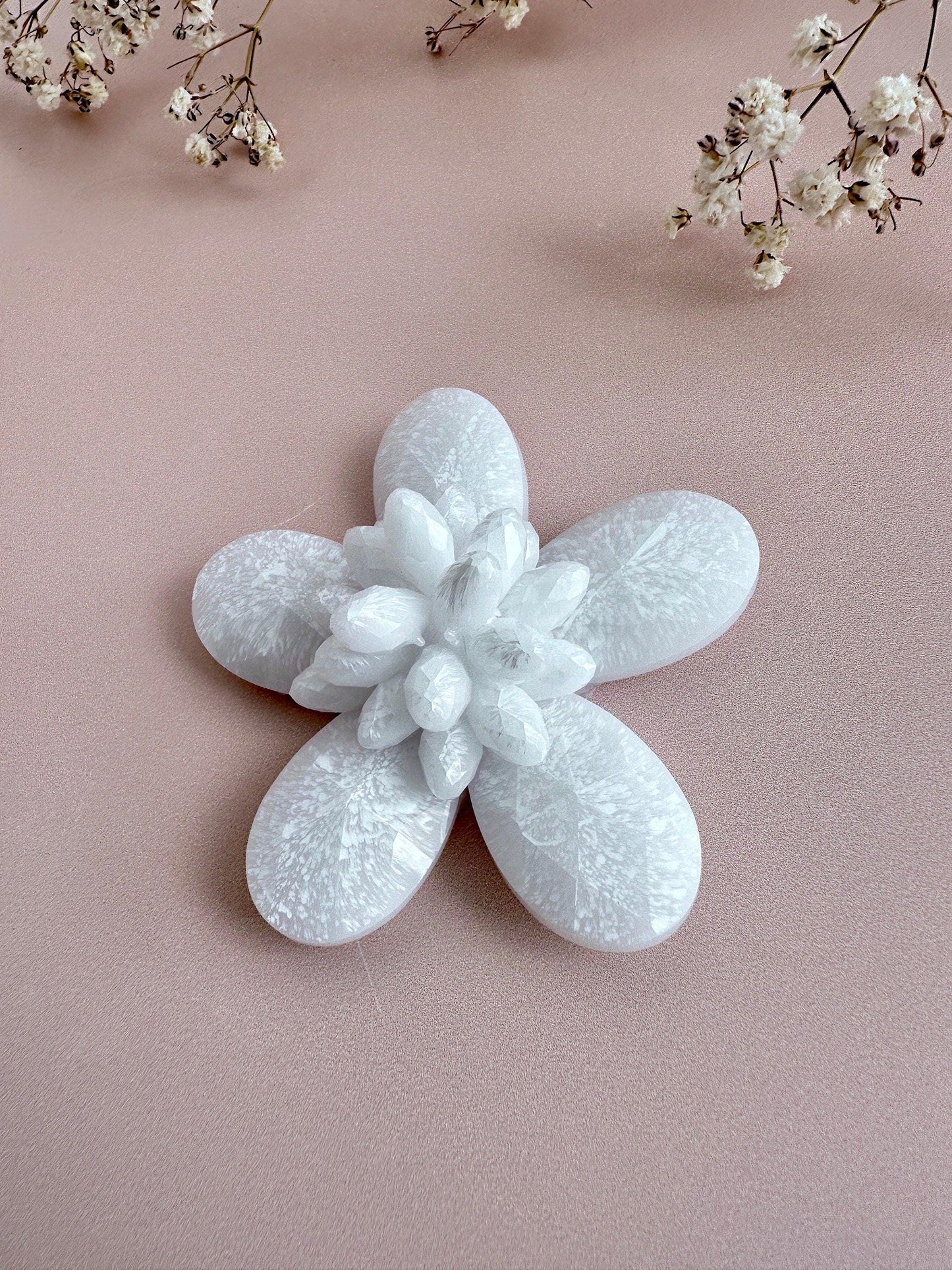 Crystal Flower Silicone Mold for Resin Art and Jewelry Crafting Resin Molds Ideas Decor Shop