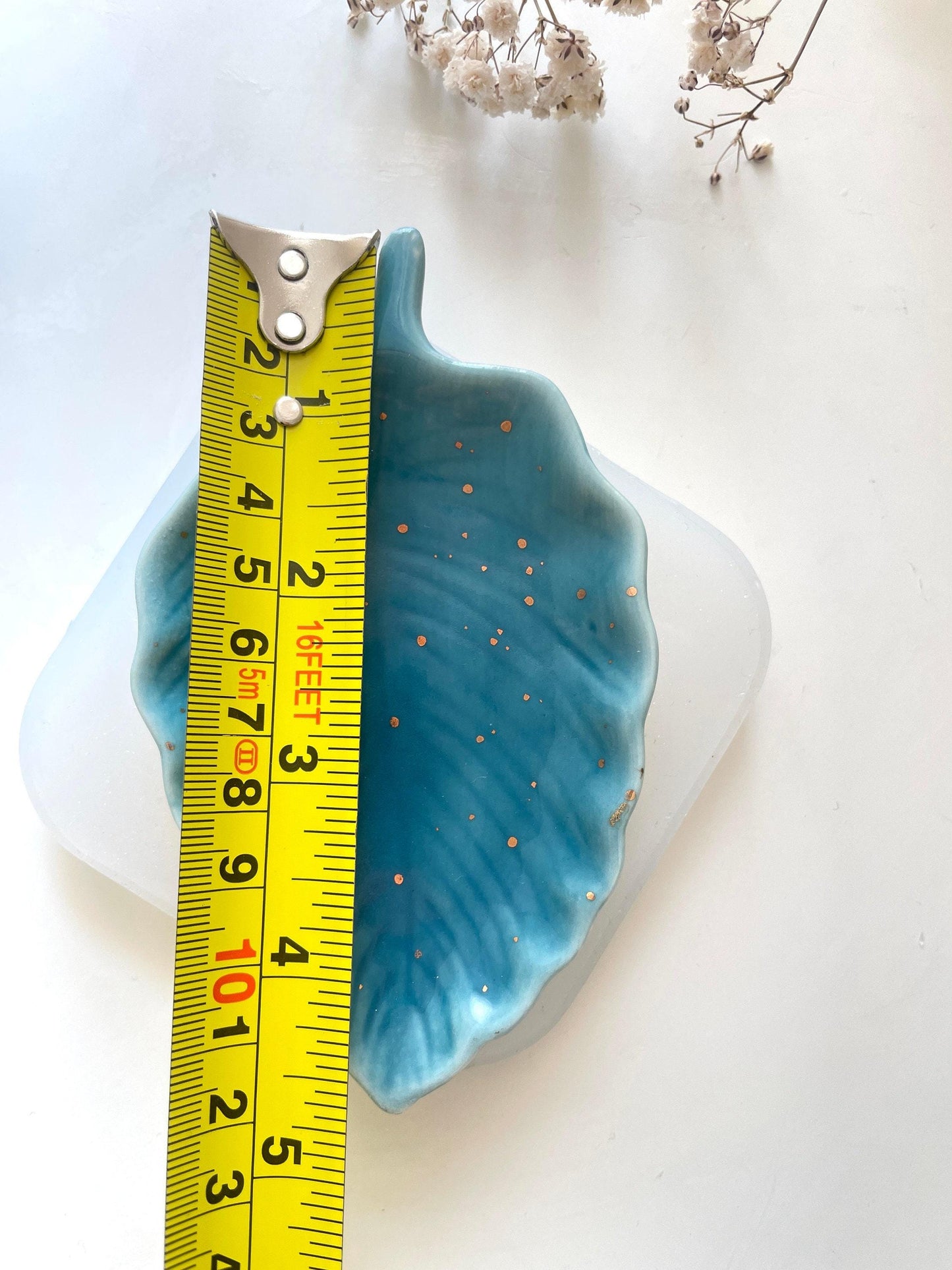 New Silicone Leaf Tray Mold for DIY Crafts - Mini Plate or Jewerly Stand Resin Molds Ideas Decor Shop