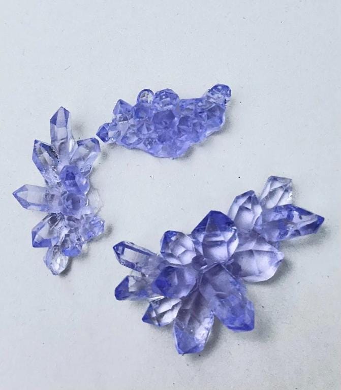 3 Piece Small Crystal Silicone Molds – Sparkling Resin Craft Set Resin Molds Ideas Decor Shop