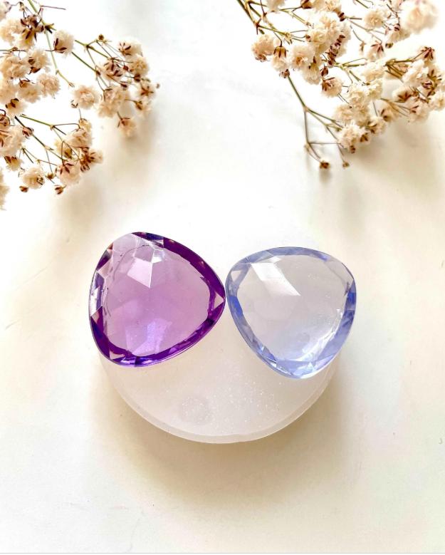 Glamour DIY - 2 Set Silicone Molds for Beautiful Crystal Cluster Making Resin Molds Ideas Decor Shop