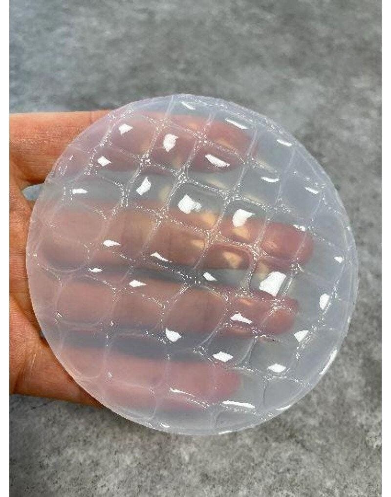 Crocodile Skin Insert Silicone Mold | Resin Tray snd Coaster for DIY Crafts Silicone Mold Ideas Decor Shop