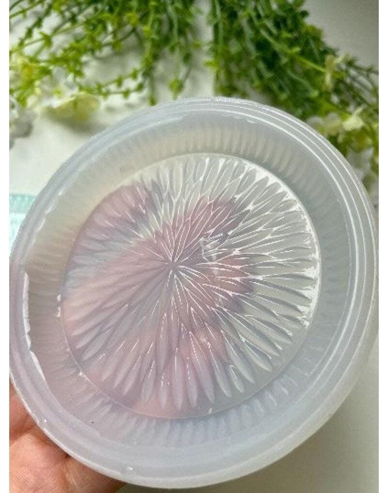 Flower Coaster Silicone Mold for Resin with Elegant Floral Details Resin Molds Ideas Decor Shop
