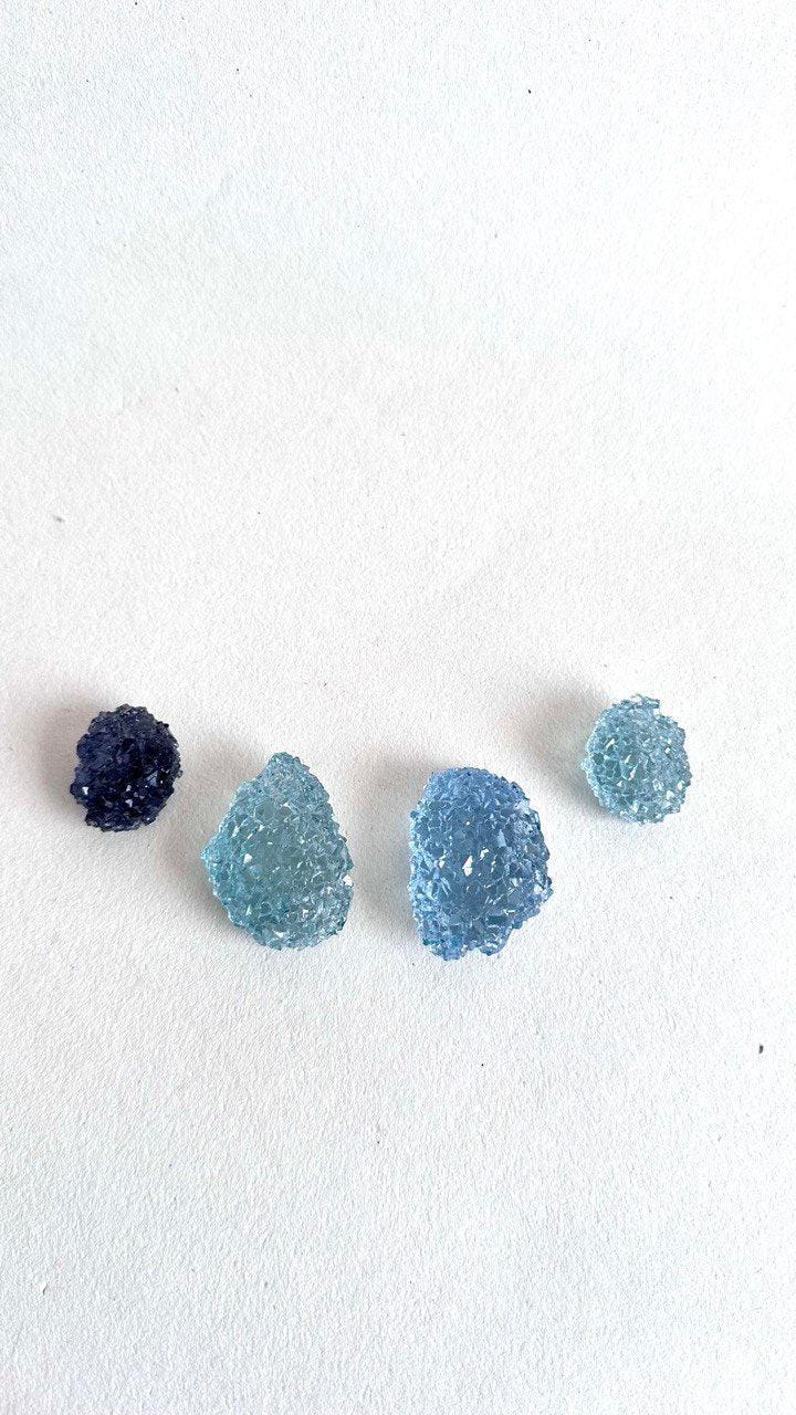 4 Pc Crystal Cluster Silicone Mold Set for DIY Resin Druzy Art Silicone Mold Ideas Decor Shop