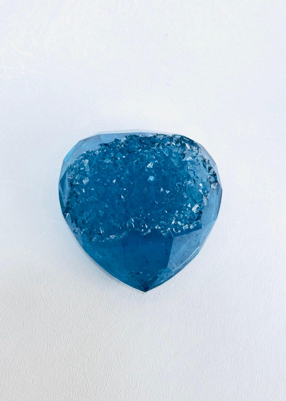 Crystal Geode Heart Druzy Silicone Mold for Resin and Epoxy Creations Resin Molds Ideas Decor Shop