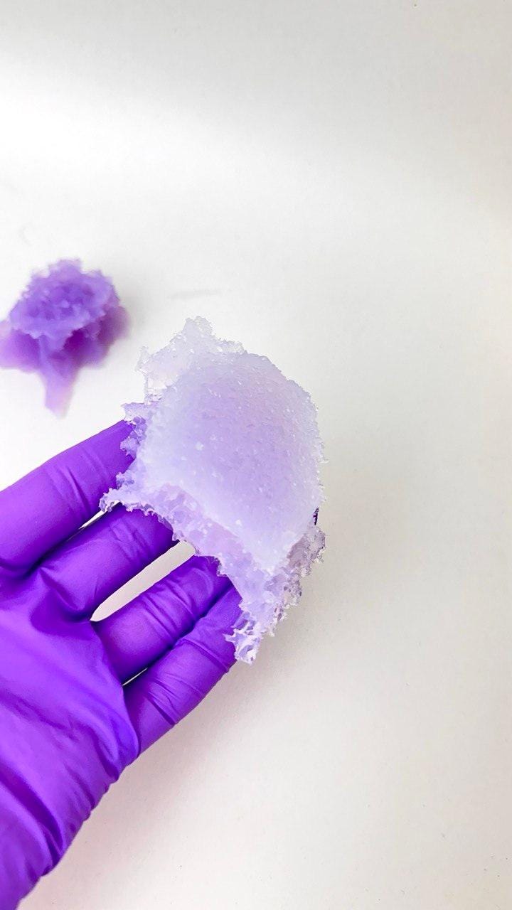 Sparkling Amethyst Druzy Insert Mold Set - 2 Silicone Crystal Molds Resin Molds Ideas Decor Shop
