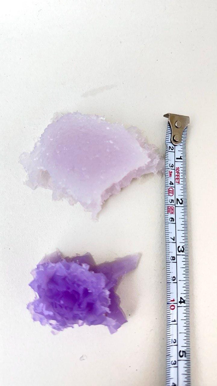 Sparkling Amethyst Druzy Insert Mold Set - 2 Silicone Crystal Molds Resin Molds Ideas Decor Shop