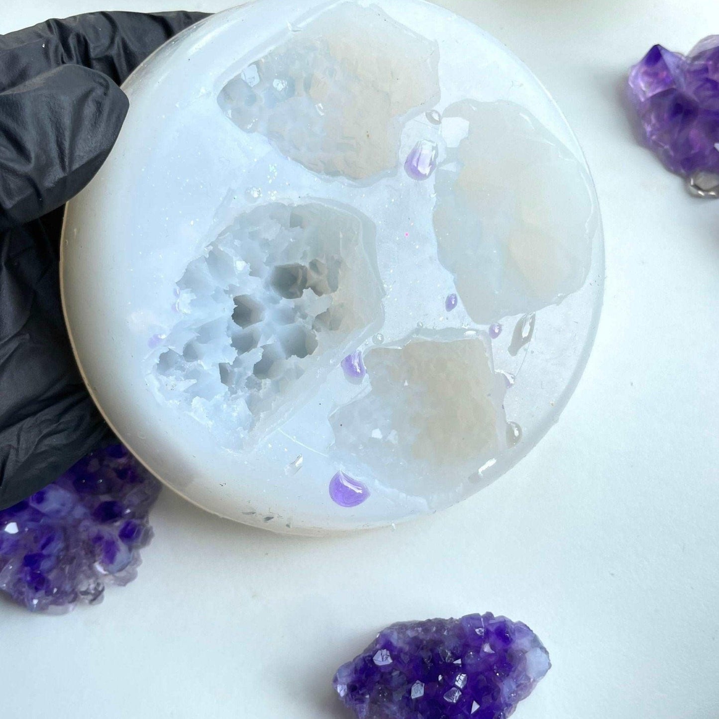 Sparkle and Shine: 4 Luxury Crystal Resin Silicone Molds for Crafts Resin Molds Ideas Decor Shop