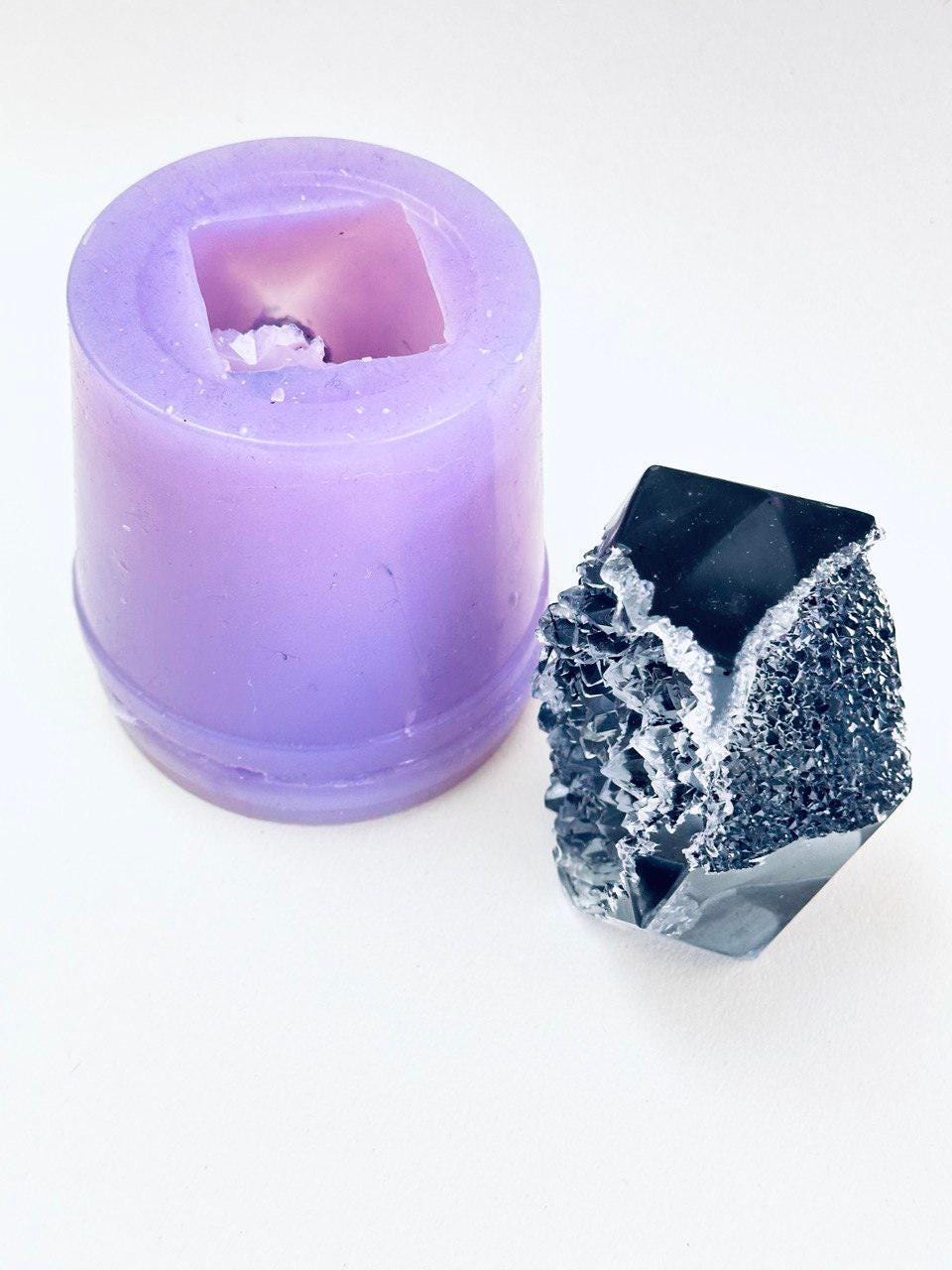 Geode Crystal Silicone Mold for Stunning Resin Art Creations Silicone Mold Ideas Decor Shop