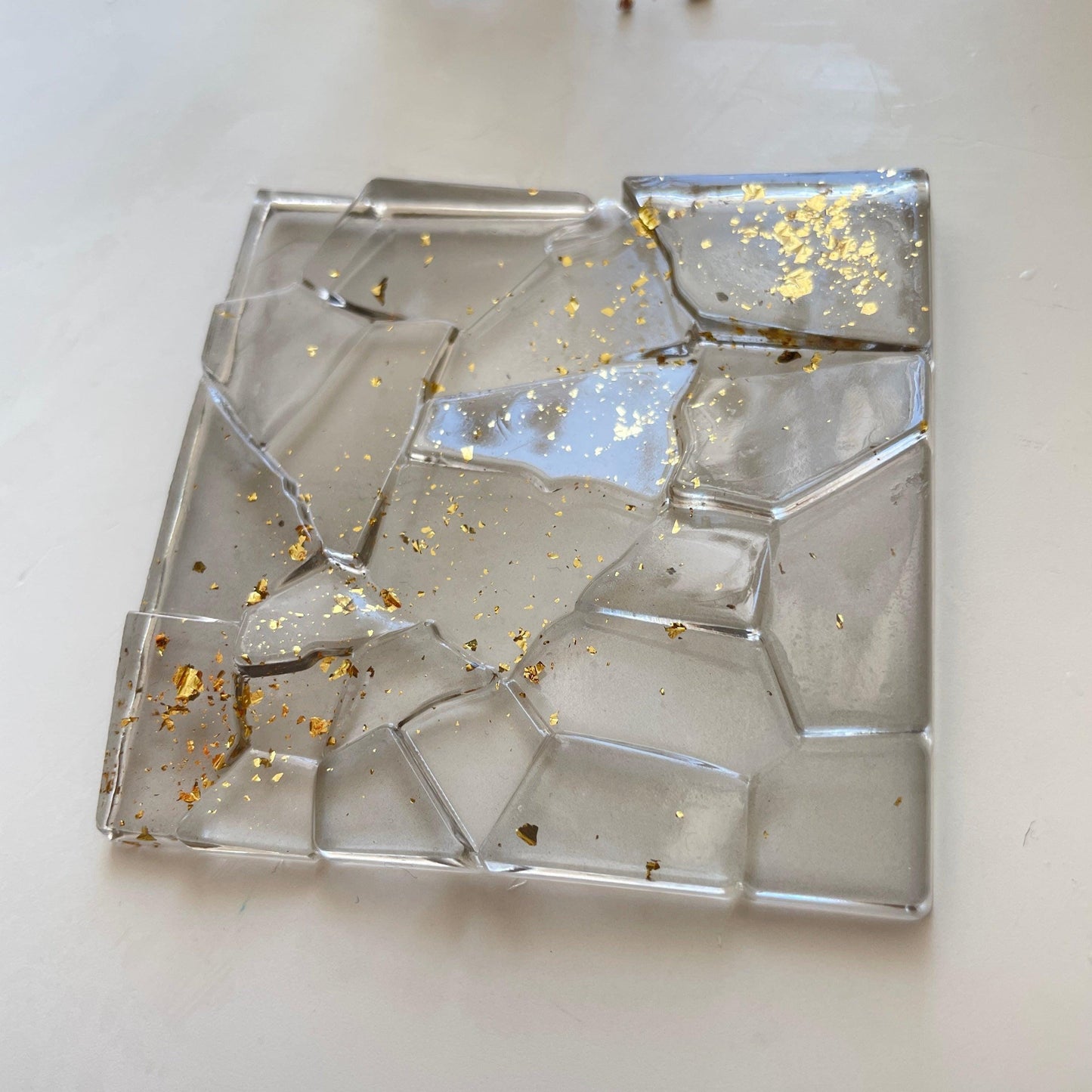 Broken Glass Effect Silicone Mold: Irregular Holder for Resin and Jesmonite Resin Molds Ideas Decor Shop Default Title