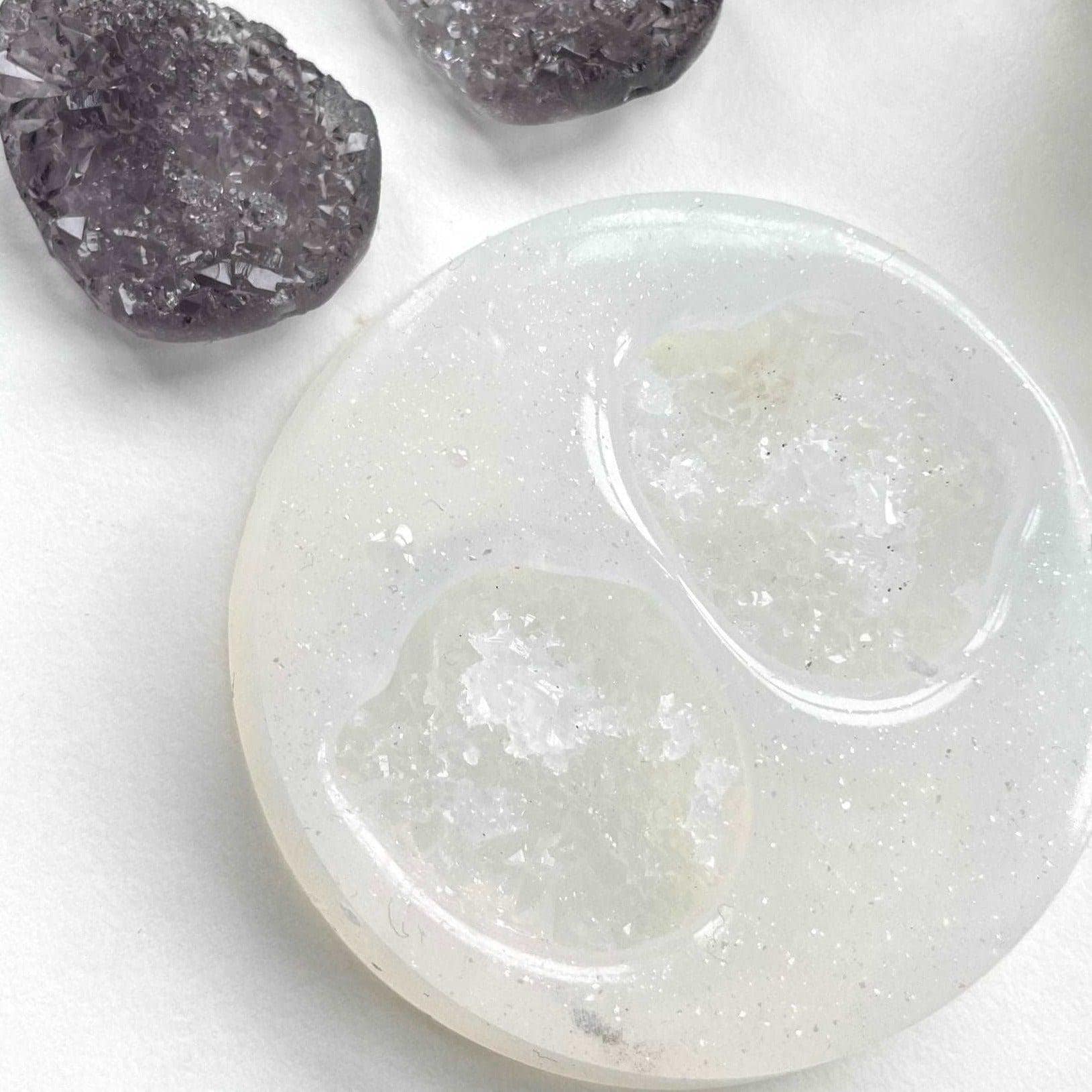 Sparkle Jewelry Collection - 2 PC Mini Crystal Cluster Silicone Mold Resin Molds Ideas Decor Shop
