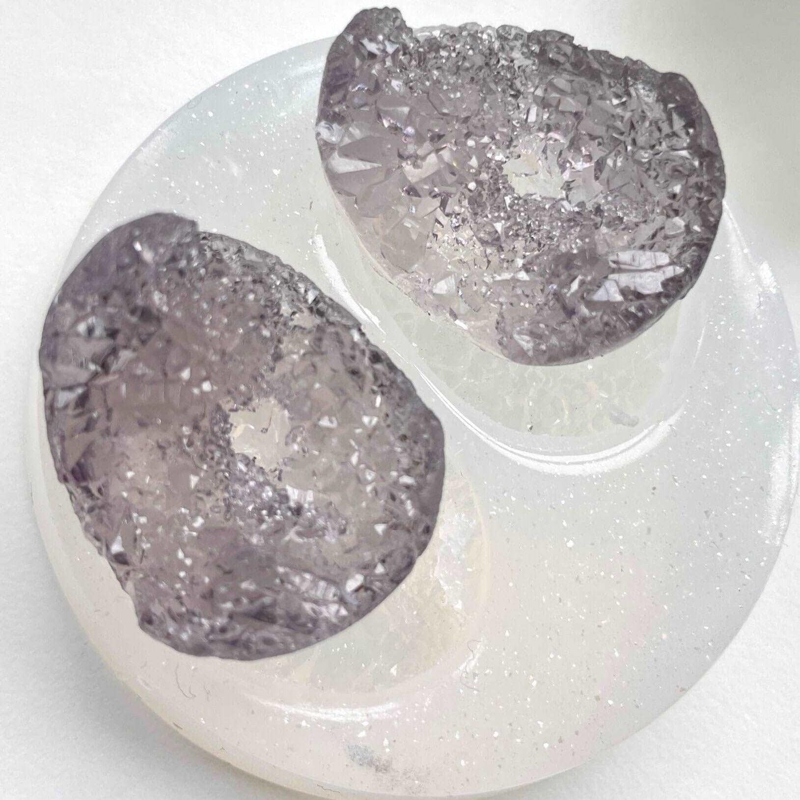 Sparkle Jewelry Collection - 2 PC Mini Crystal Cluster Silicone Mold Resin Molds Ideas Decor Shop Default Title