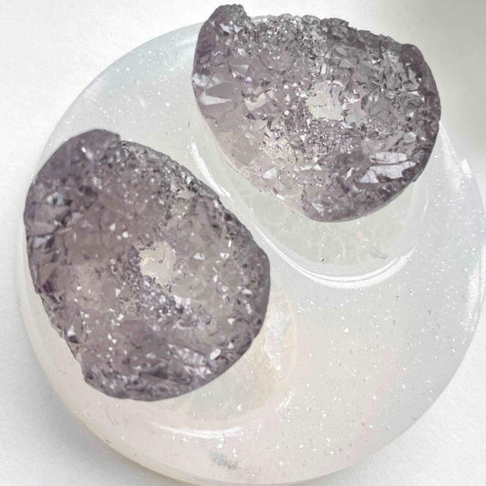 Sparkle Jewelry Collection - 2 PC Mini Crystal Cluster Silicone Mold Resin Molds Ideas Decor Shop Default Title