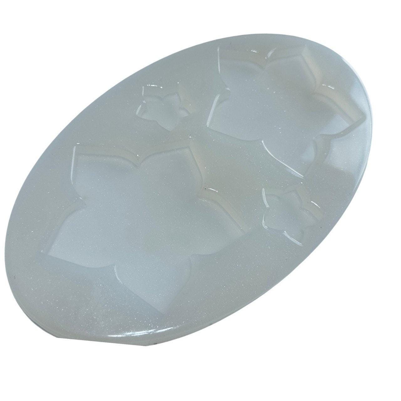 Glossy Flower Silicone Mold Set for Coasters and Pendant Resin Art Silicone Mold Ideas Decor Shop Default Title
