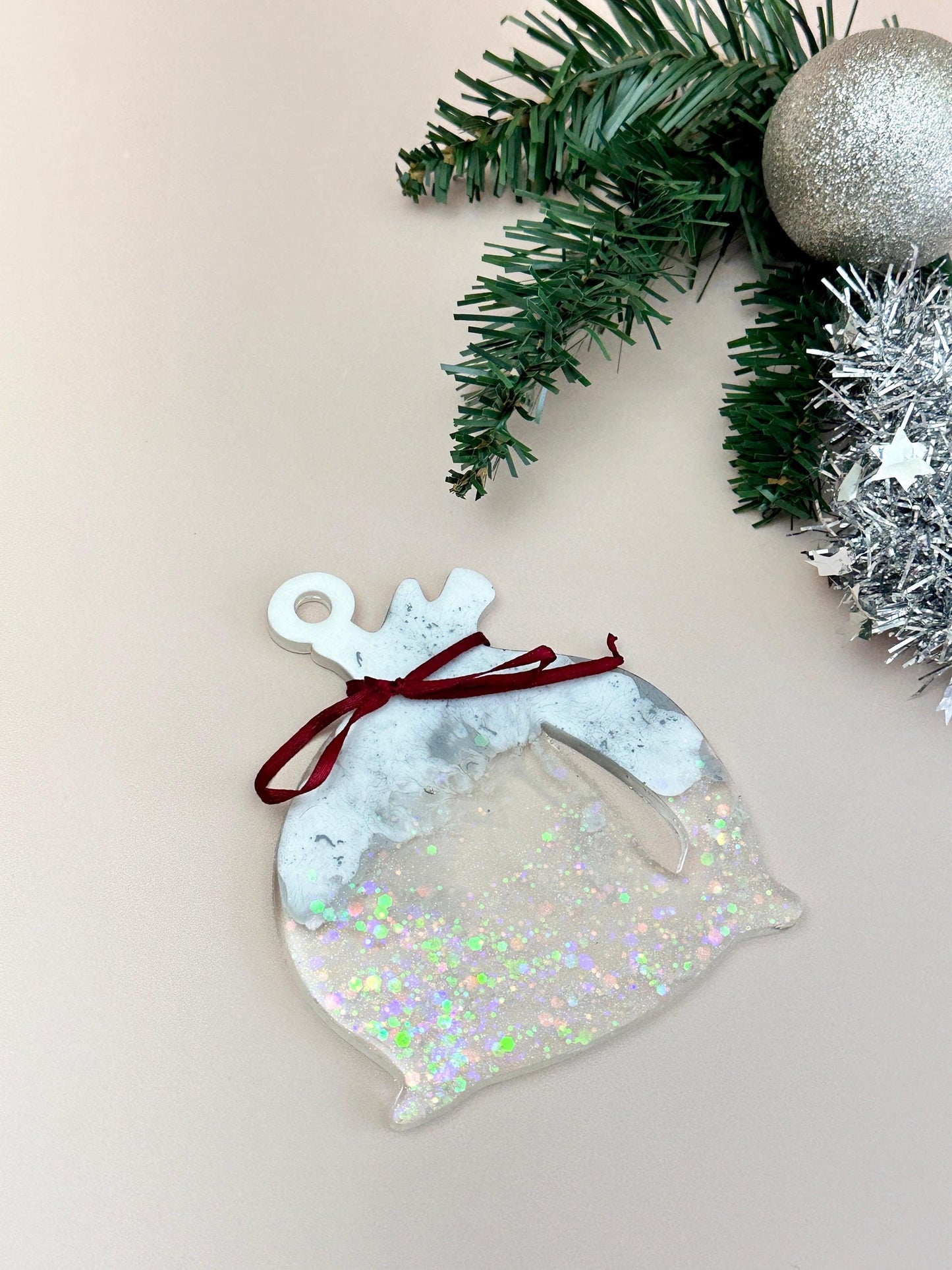 Large Gift Sack Christmas Tree Silicone Mold - DIY Resin Art Holiday Gifts Resin Molds Ideas Decor Shop