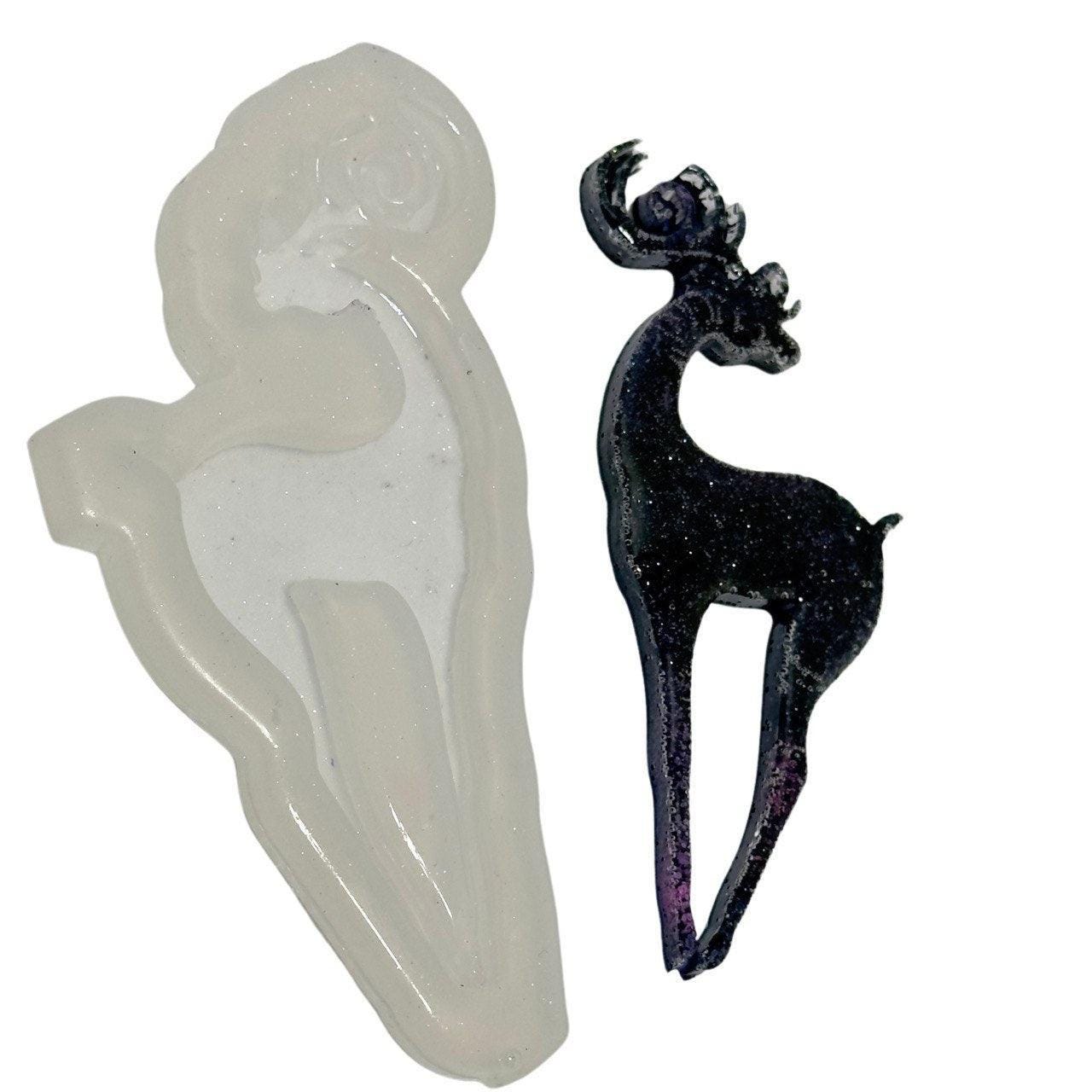 Amazing Christmas Deer Silicone Mold for Resin Art Crafting Resin Molds Ideas Decor Shop