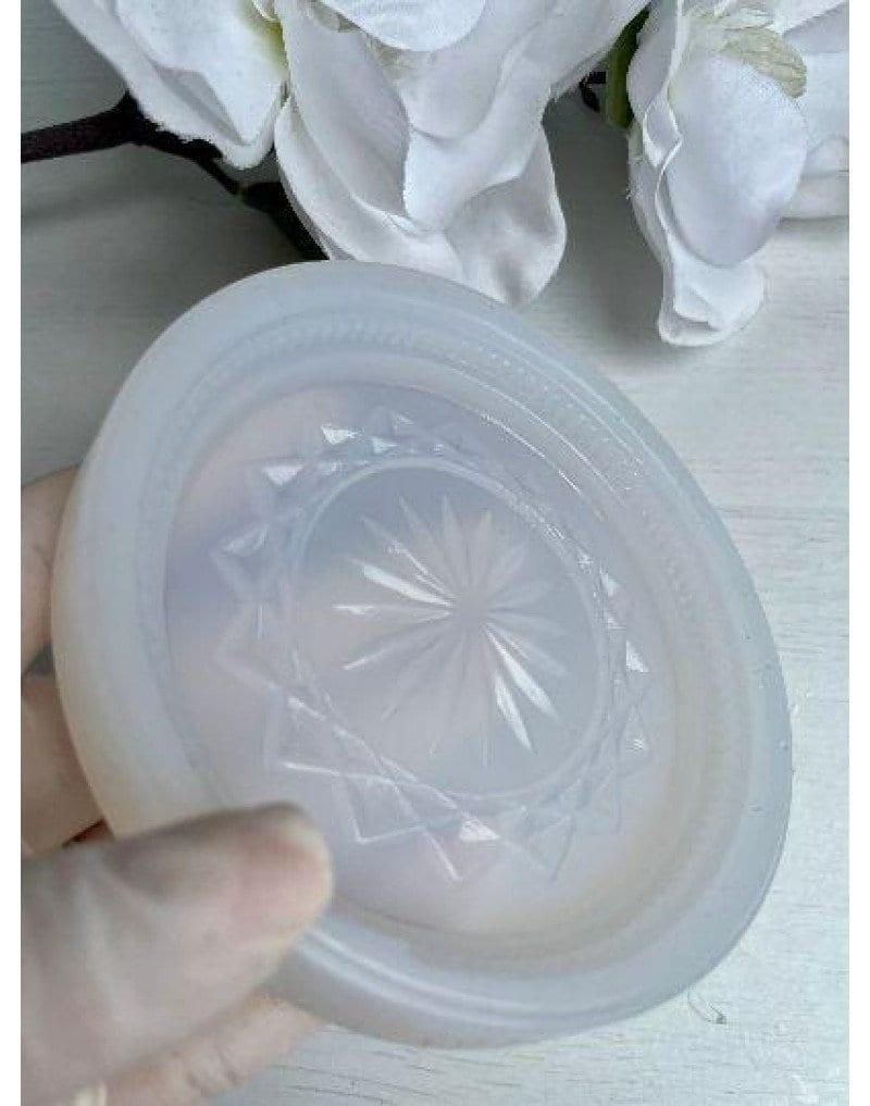 3D Flower Silicone Mold for Glazed Matte Coasters and Resin Art Resin Molds Ideas Decor Shop
