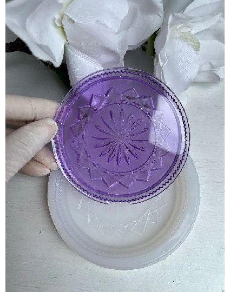 3D Flower Silicone Mold for Glazed Matte Coasters and Resin Art Resin Molds Ideas Decor Shop