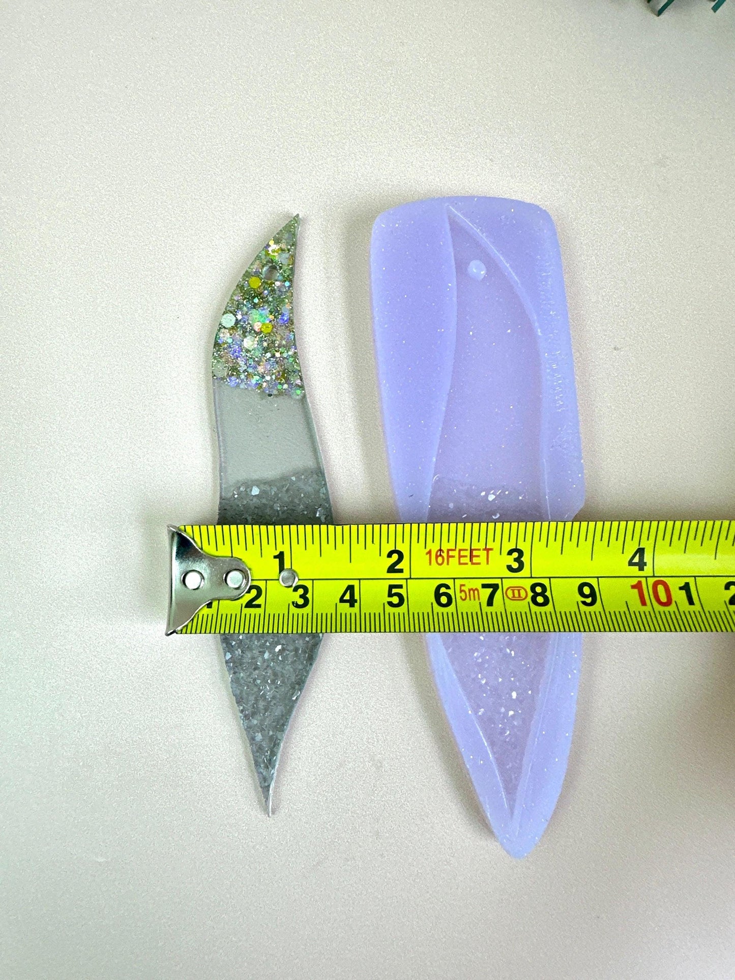 Resin Bookmark Silicone Mold Set with Crystal Sheet Design - Crafting Supplies Resin Molds Ideas Decor Shop