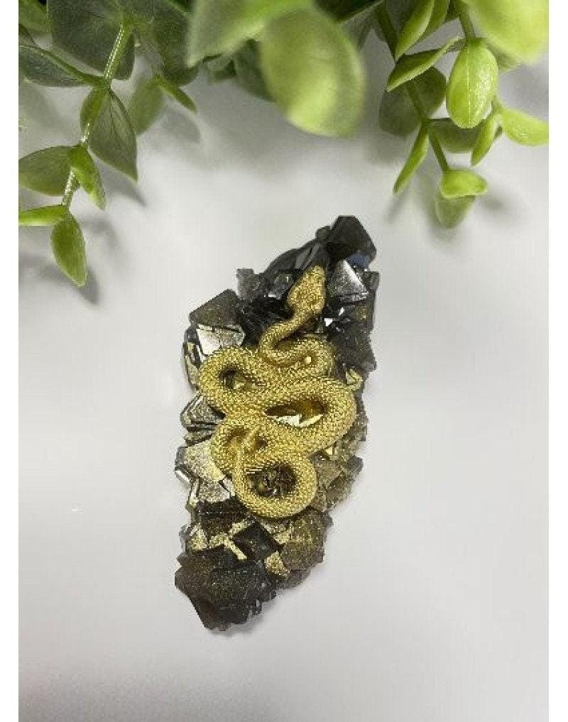 Crystal Snake Druzy Silicone Mold for Resin Art - Crafting Detail Silicone Mold Ideas Decor Shop