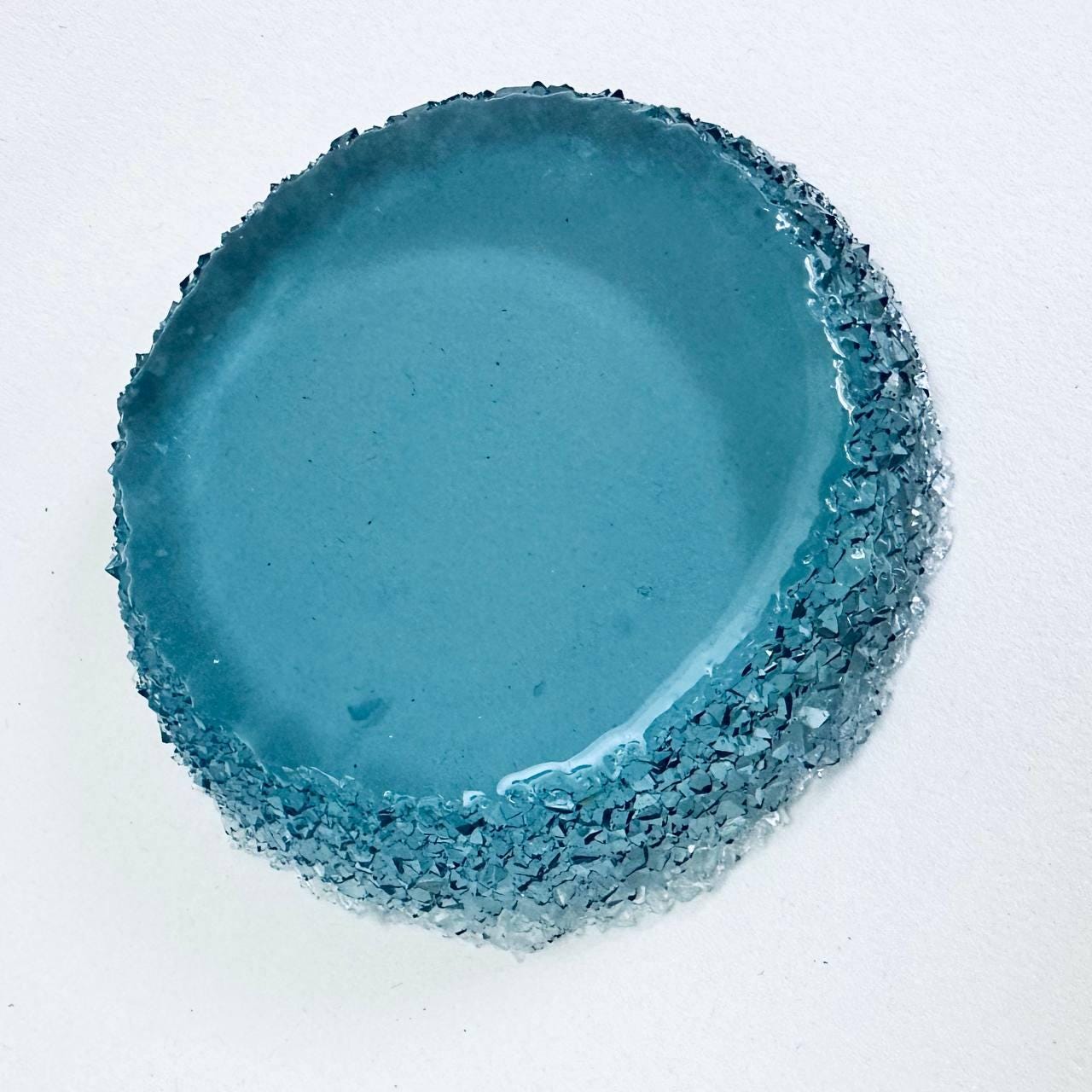 New Sparkle Coaster with Crystal Edges Silicone Mold Resin Molds Ideas Decor Shop