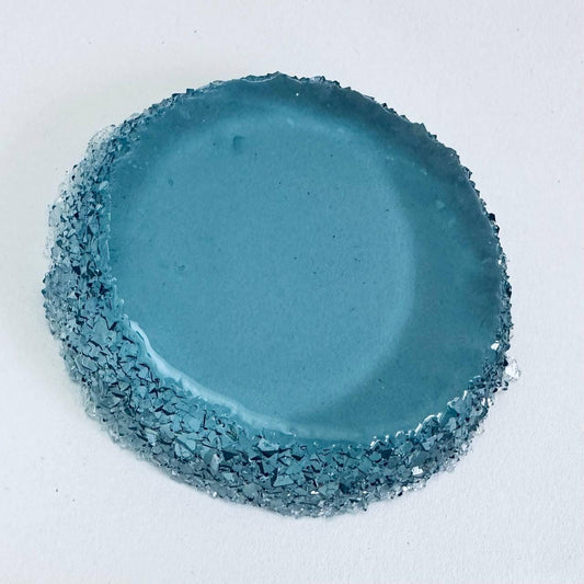 New Sparkle Coaster with Crystal Edges Silicone Mold Resin Molds Ideas Decor Shop Default Title