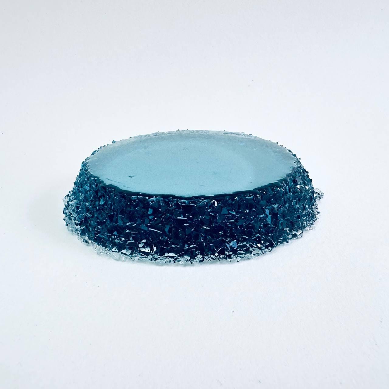 New Sparkle Coaster with Crystal Edges Silicone Mold Resin Molds Ideas Decor Shop