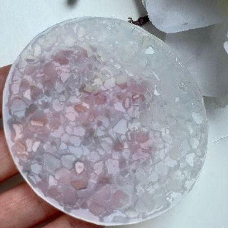 Small Round Amethyst Druzy Silicone Mold – Sparkling Crystal Crafting Resin Molds Ideas Decor Shop