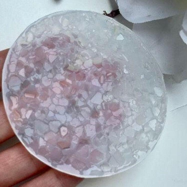 Small Round Amethyst Druzy Silicone Mold – Sparkling Crystal Crafting Resin Molds Ideas Decor Shop