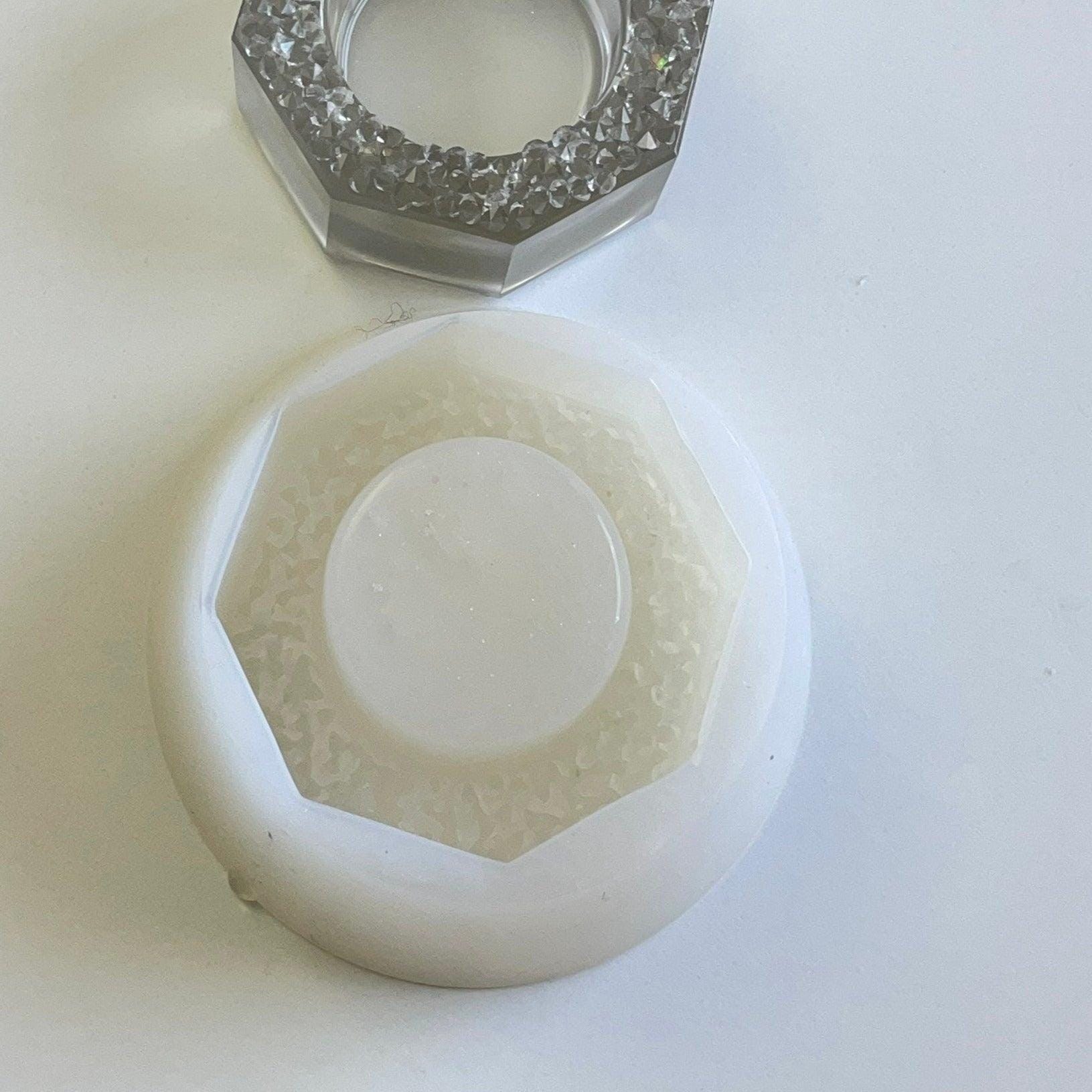Crystal Candle Holder Silicone Mold for Epoxy Resin and Craft Projects Resin Molds Ideas Decor Shop