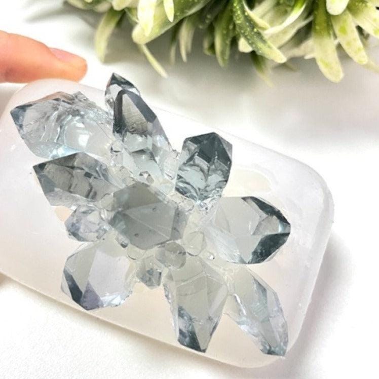 Amethyst Crystal Cluster Silicone Mold for Resin Art and DIY Projects Resin Molds Ideas Decor Shop