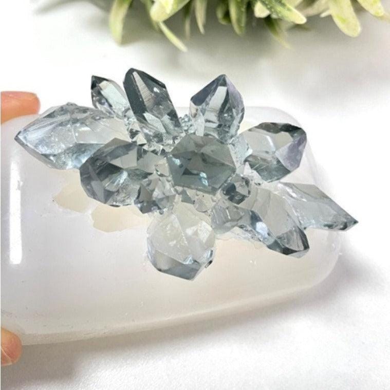Amethyst Crystal Cluster Silicone Mold for Resin Art and DIY Projects Resin Molds Ideas Decor Shop