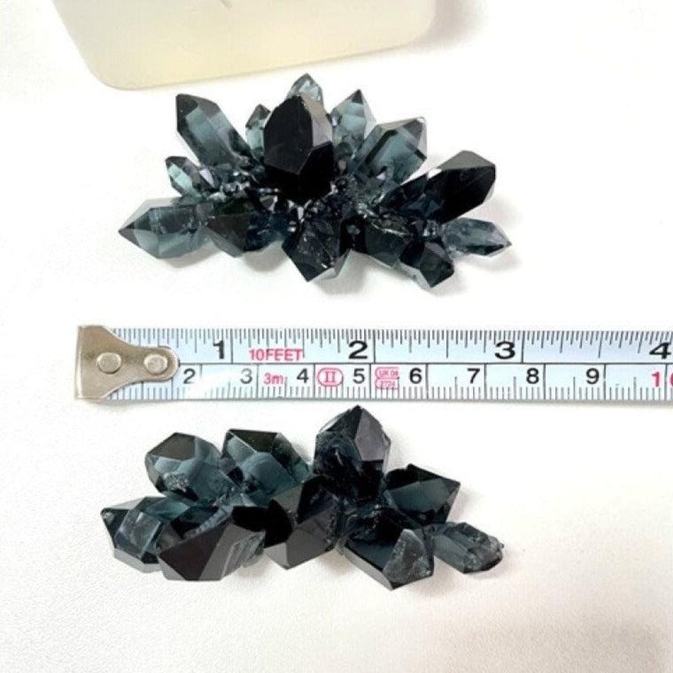 Stunning 2-Piece Crystal Cluster Mold with Little Crystals - Resin Crafting Supplies Silicone Mold Ideas Decor Shop