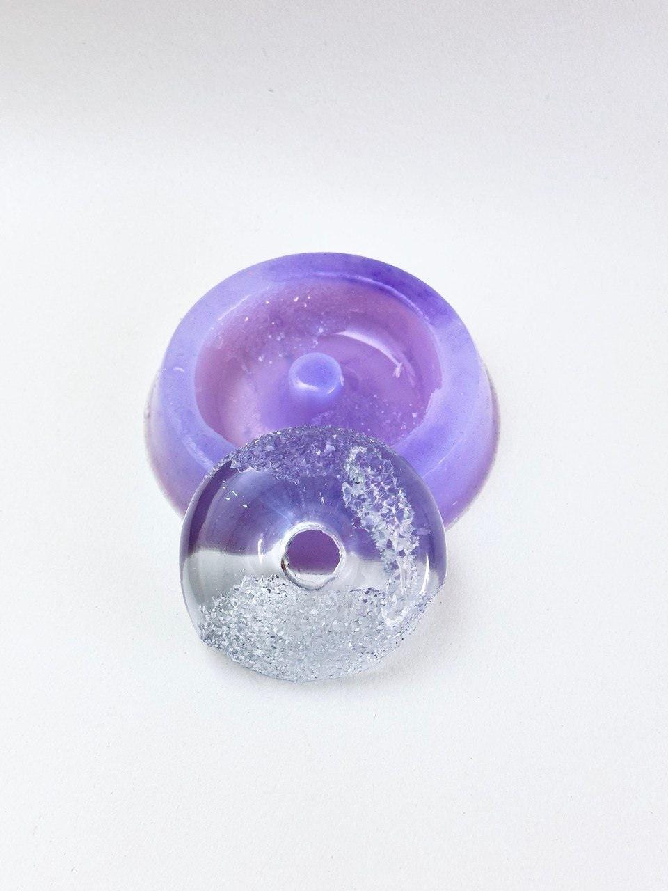 DIY Stunning Shine Crystal Geode Donut Silicone Mold - Perfect for Resin Resin Molds Ideas Decor Shop