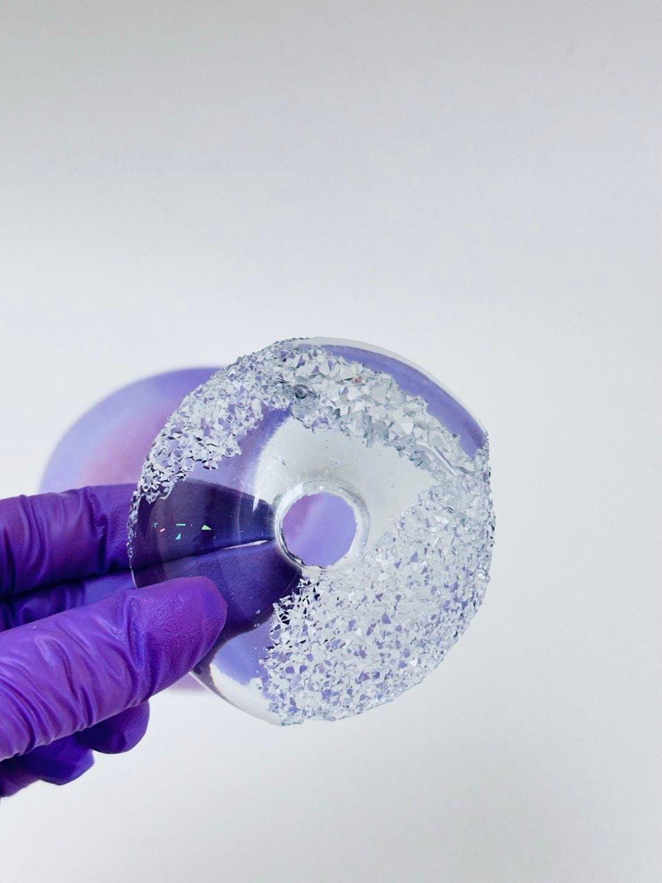 DIY Stunning Shine Crystal Geode Donut Silicone Mold - Perfect for Resin Resin Molds Ideas Decor Shop