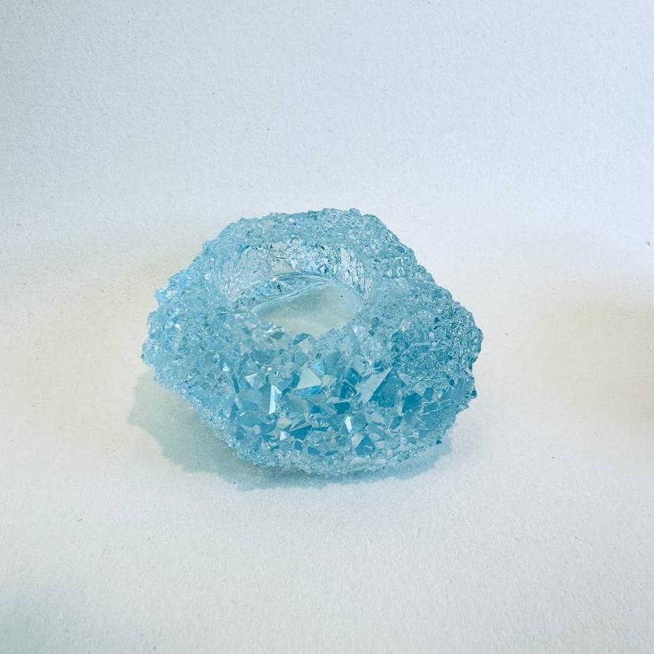 Handmade Crystal Tea Light Holder Mold for Geode Resin Casting Resin Molds Ideas Decor Shop