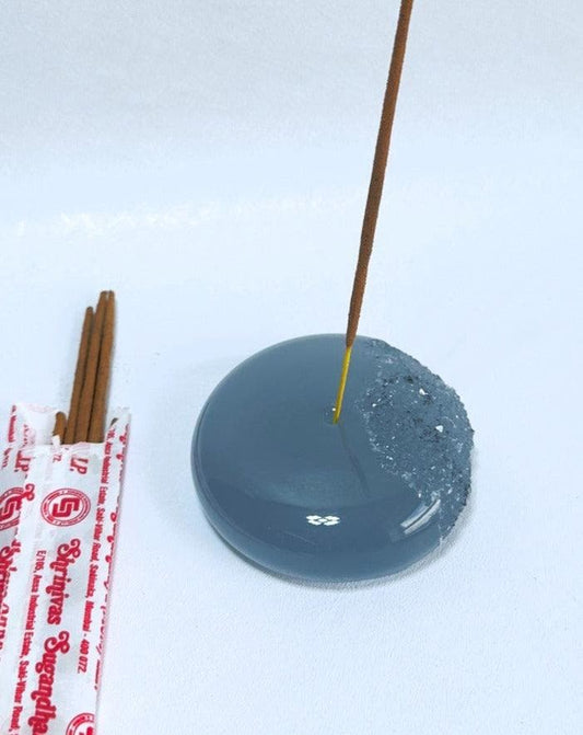 Stunning Druse Crystal Incense Stick Holder Mold Resin Molds Ideas Decor Shop Default Title