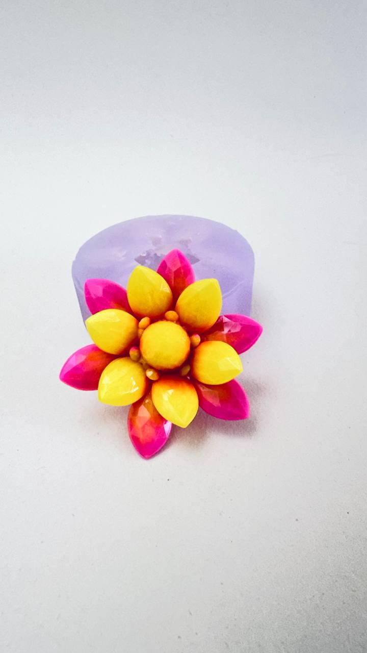 Charming Flower Crystal Silicone Mold for Resin Art Creations Resin Molds Ideas Decor Shop